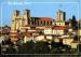 LA CHAISE-DIEU (43) -Abbaye Bndictine St Robert & tour Clmentine avec drapeau