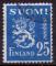 Finlande : Y.T. 386 - Armoiries de la Finlande - oblitr - anne 1952