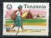 Timbre Rpublique de TANZANIE 1989  Obl  N 492  Y&T  Scoutisme