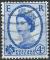 GRANDE BRETAGNE - 1958/65 - Yt n 332 - Ob - Elizabeth II 4p outremer
