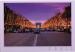 PARIS (75) - Les Champs Elyses illumins ; au fond, l'Arc de Triomphe