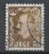 NORVEGE - 1950/52 - Yt n° 329 - Ob - Haakon VII 50o brun olivec