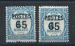 Monaco N148a* (MH)1937 Timbre Taxe surchargs "Gros chiffre 6 timbre de droite"