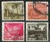 Isral 1971  1975; 4 timbres paysages