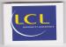 Pince Magnet publicitaire - LCL, banque et assurance