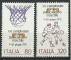 Italie 1979; Y&T n 1394-95 **; 80L & 120, 21e championnat d'Europe, basket-ball
