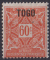 1921 TOGO TAXE n* 7