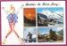 ST LARY PLA D'ADET (65) - Quadri-vues de la station, neige, ski, Pyrnes