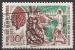 Timbre oblitr n 261(Yvert) Cte d'Ivoire 1967 - Fruits, noix de palmiste
