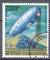 Timbre Rp. COMORES  PA  1977 Obl  N 121  Y&T Transports Zeppelins Trains