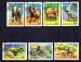 Animaux Elphants Tanzanie 1991 (49) srie complte Yv 796  802 oblitr used