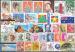AUSTRALIE joli petit lot de 38 timbres diffrents oblitrs TB