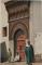 MAROC CPA  CASABLANCA   Porte d'une Mosque   2 scans (anime)