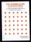 Planche Etiquettes autocollantes ING DIRECT 36 petites toiles orange