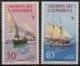 Comores : poste arienne n 10 et 11 x neuf avec trace de charnire anne 1964