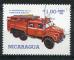 Timbre du NICARAGUA 1985  Obl  N 1380  Y&T  Pompiers Camion