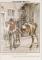 Postillon du pays de Lige- 1830-1840-Muse des postes-dessin James Thiriar