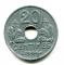 Monnaie  Pice de France 20 centimes 1944 zinc