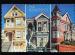 CPM neuve Etats-Unis SAN FRANCISCO Here are three examples of Victorian architec