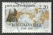 France 1988; Y&T n 2521; 2,20F + 0,50, grands navigateurs, Bougainville