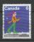 CANADA - 1975 - Yt n 584 - Ob - Nol ; patineur