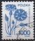 POLOGNE N 3058 o YT 1989 Fleurs (Bleuets)