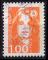 Timbre oblitr n 2620(Yvert) France 1990 - Marianne du Bicentenaire 1F orange