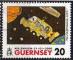 Guernesey 2000 - Dessin d'colier: 'space bus' - YT 849 / SG 851 