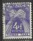 France Taxe 1946; Y&T n 84, 4F violet, timbre taxe
