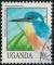 Ouganda 1992 Oiseau Alcedo Quadribrachys Martin pcheur azur Y&T UG 913 SU