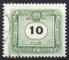 HONGRIE N Taxe 200 o Y&T 1953 Dix