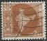 INDE - 1958/63 - Yt n 96 - Ob - Carte de l'Inde 2np brun orange
