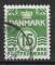 DANEMARK - 1963/65 - Yt n 418 - Ob - Srie Chiffre 15o vert