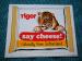 TIGER SAY CHEESE autocollant publicitaire prvention TIGRE