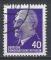 Allemagne - RDA - 1961/67 - Yt n 564C - Ob - Prsident Ulbricht 40p violet