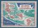 Comores Poste arienne N36 Carte de l'archipel oblitr
