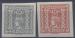 Autriche : timbres pour journaux : n 56 et 57 x neuf avec trace de charnire