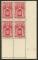  MONACO N175** Bloc Coin Dat de 4 Valeurs (17/1/1939) - COTE 4.80  