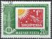 HONGRIE - 1963 - Yt PA n 258 - Ob - Confrence Postes socialistes ; timbre sur