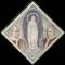 Monaco 1958 - Apparition de Lourdes, Papes Pie IX & XII et statue - YT 492 **