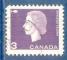 Canada N330 Elizabeth II 3c violet oblitr 
