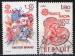 France 1980; Y&T n 2085-86; 1,30F & 1,80, paire Europa, personnages