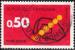 FRANCE - 1972 - Yt n 1720 - Ob - Code postal 0,50c rouge et jaune