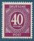 Allemagne zone AAS N19 40p lilas-rose neuf sans gomme