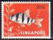 Singapour/Singapore 1962 - Srie courante/Definitive, poisson/fish, 4c -YT 54 **