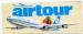 AIRTOUR agence aviation SABENA avion AUTOCOLLANT publicitaire 