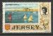 G-B Jersey 1971 Y&T n 28a; 1,5p yathing et chteau (provenance carnet)