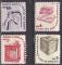 USA Petit lot de 4 timbres oblitrs de 1977