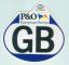 GB P&O EUROPEAN FERRIES  / autocollant / TRANSPORT 