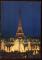 CPSM non crite 75 PARIS la Nuit La Tour Eiffel illumine